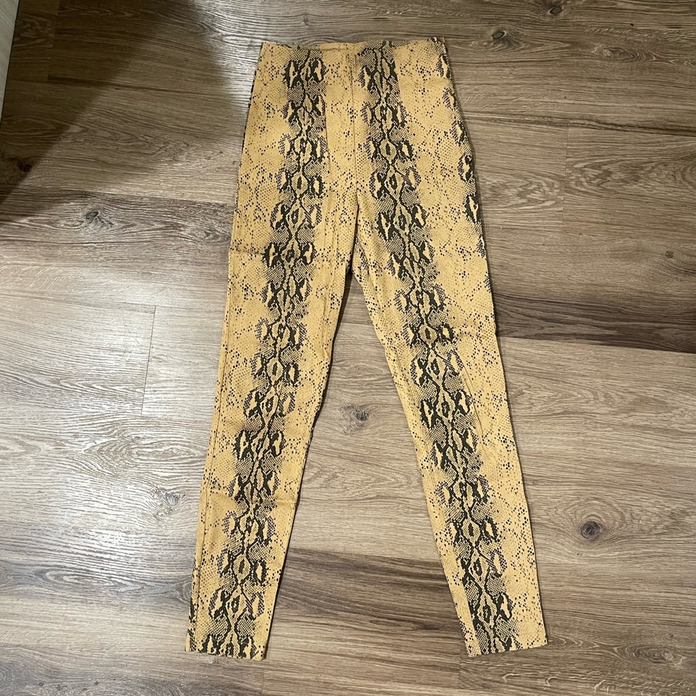 Snakeskin pants